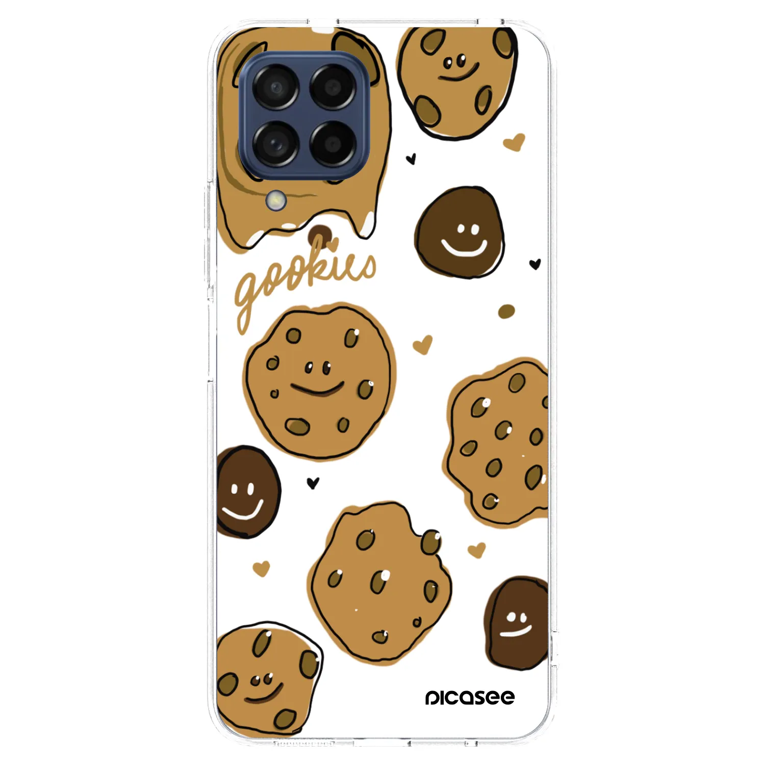 Picasee Samsung Galaxy M53 5G Hülle - Transparentes Silikon - Gookies