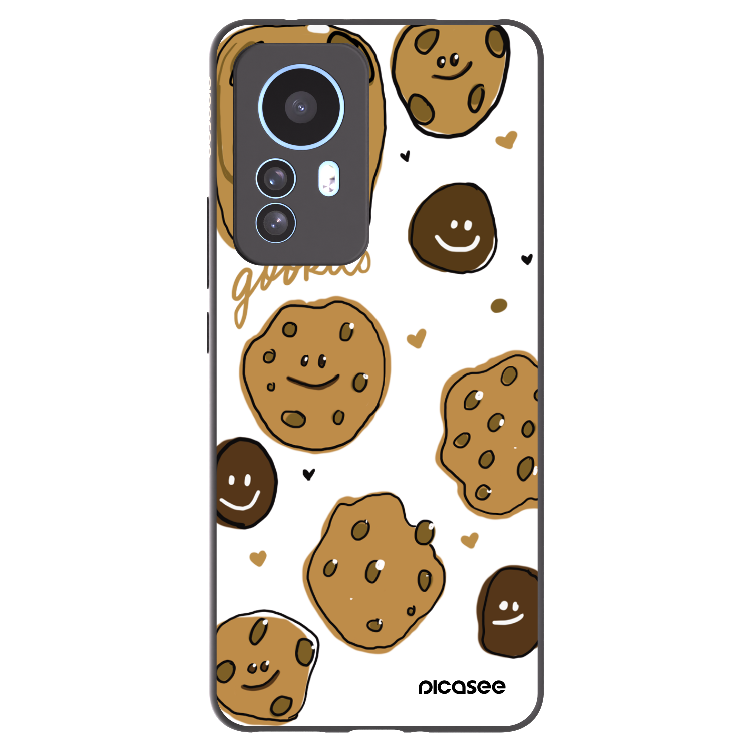 Picasee Xiaomi 12T Hülle - Schwarzes Silikon - Gookies