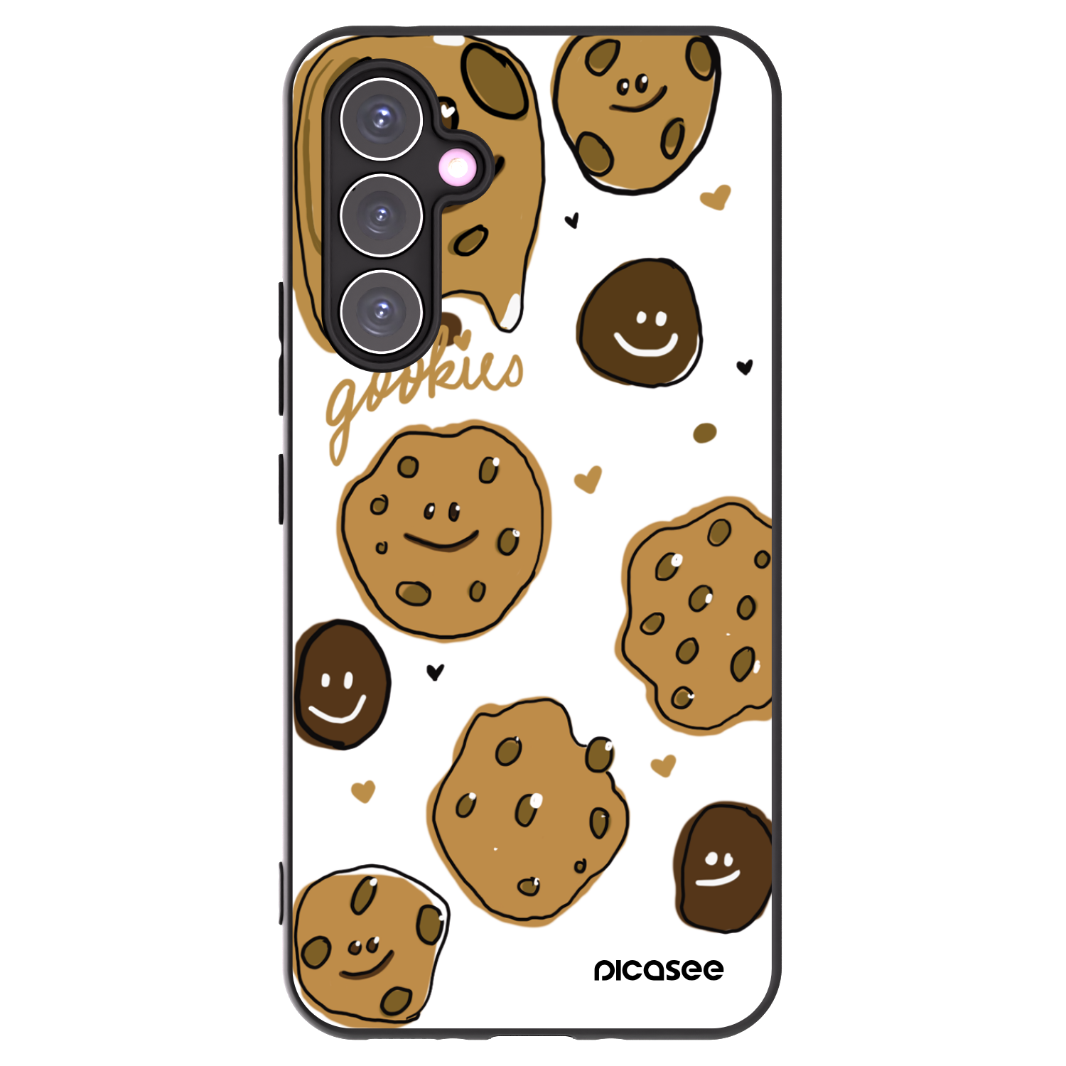 Picasee Samsung Galaxy A54 5G A546B Hülle - Schwarzes Silikon - Gookies