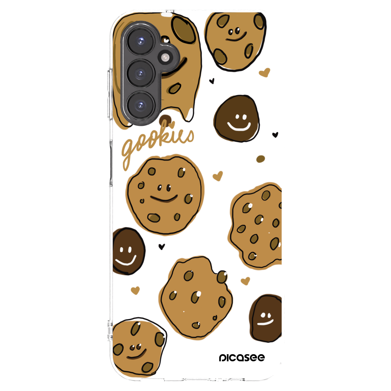 Picasee Samsung Galaxy A14 5G A146P Hülle - Transparentes Silikon - Gookies