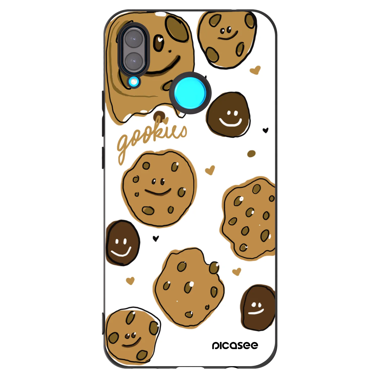 Picasee Huawei Nova 3i Hülle - Schwarzes Silikon - Gookies