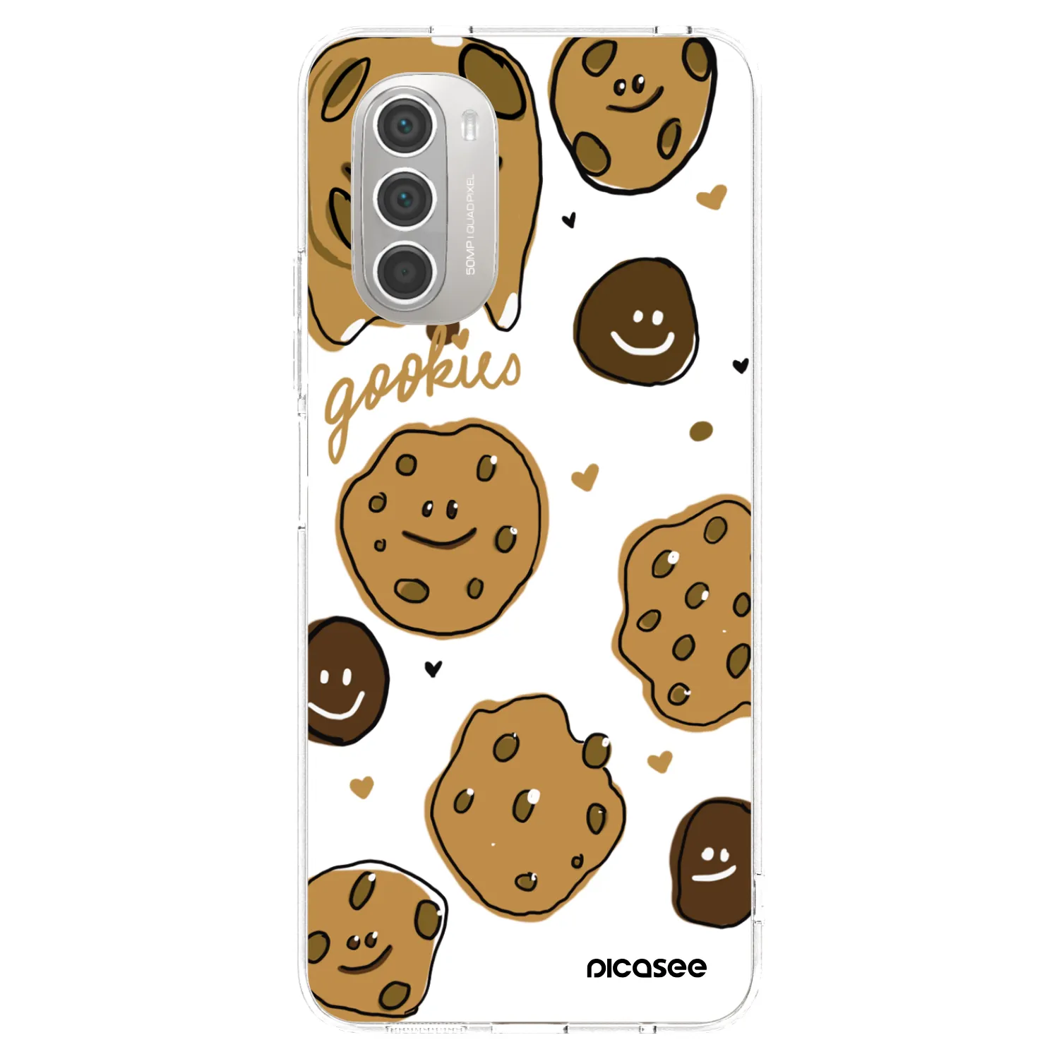 Picasee Motorola Moto G51 Hülle - Transparentes Silikon - Gookies