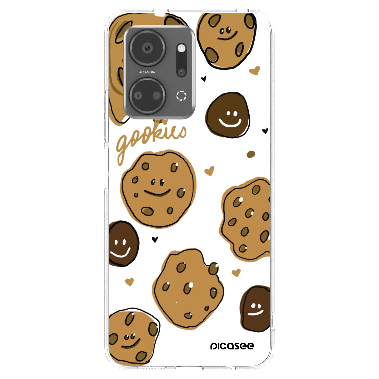 Picasee Honor X7a Hülle - Transparentes Silikon - Gookies