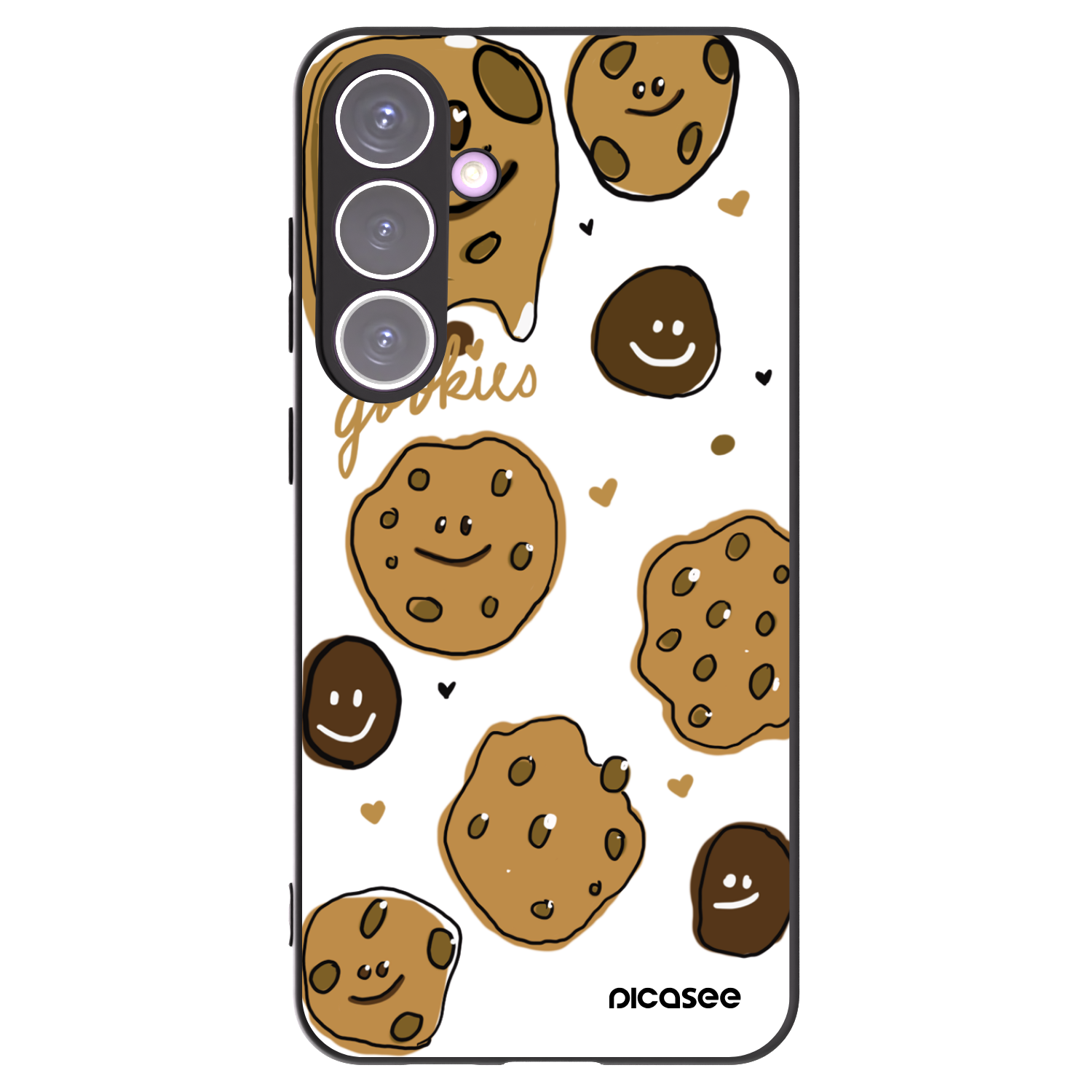 Picasee Samsung Galaxy S24+ S926B 5G Hülle - Schwarzes Silikon - Gookies