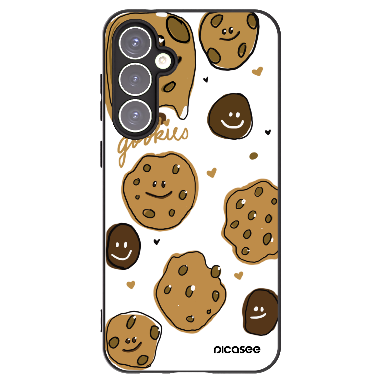 Picasee Samsung Galaxy S23 FE S711B Hülle - Schwarzes Silikon - Gookies