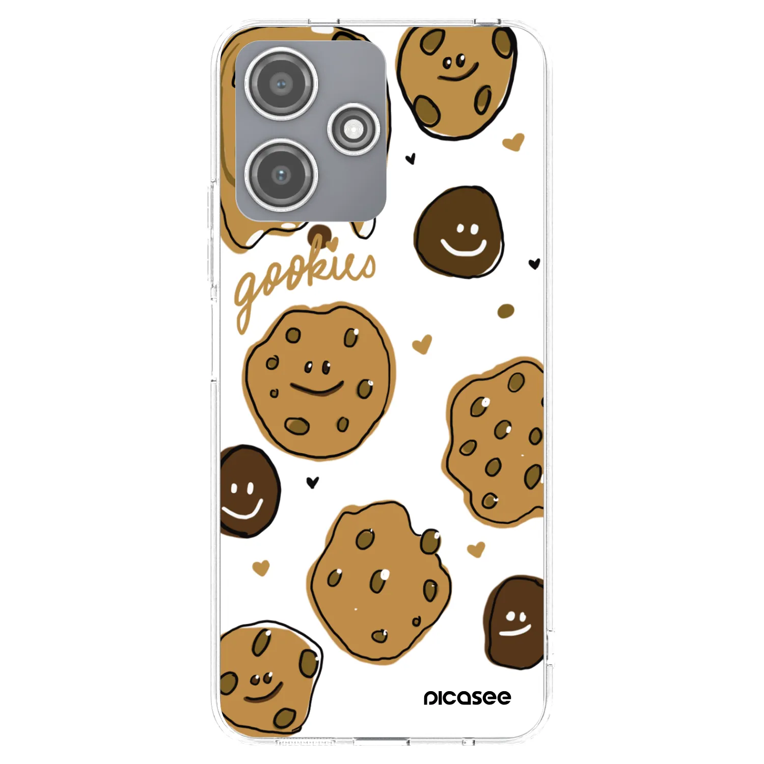 Picasee Xiaomi Redmi 12 5G Hülle - Transparentes Silikon - Gookies