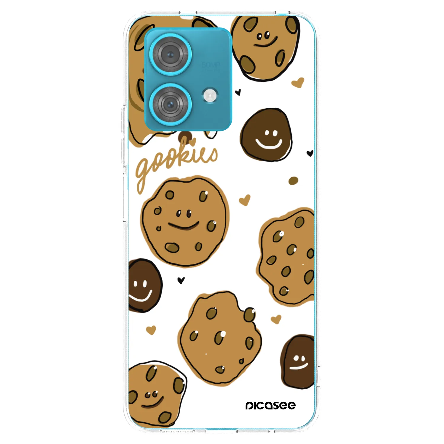 Picasee Motorola Edge 40 Neo Hülle - Transparentes Silikon - Gookies