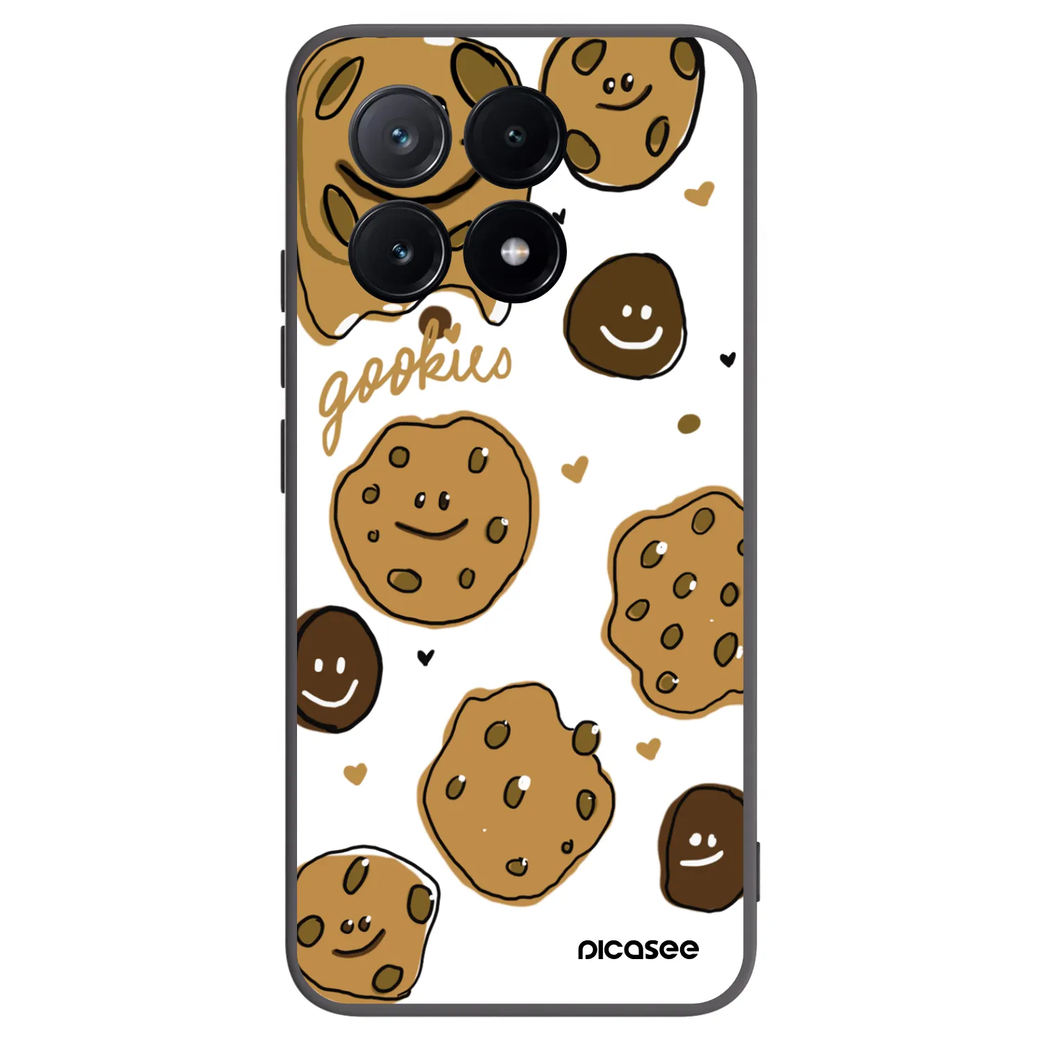 Picasee Xiaomi Poco X6 Pro Hülle - Schwarzes Silikon - Gookies