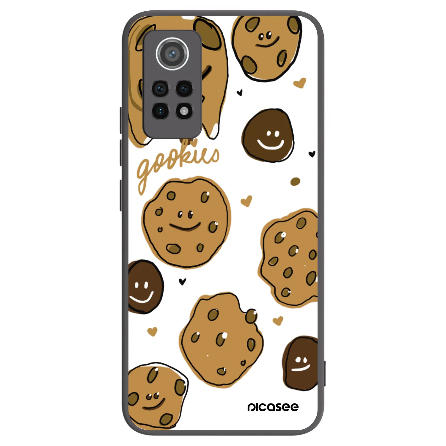 Picasee Xiaomi Redmi Note 12 Pro 4G Hülle - Schwarzes Silikon - Gookies