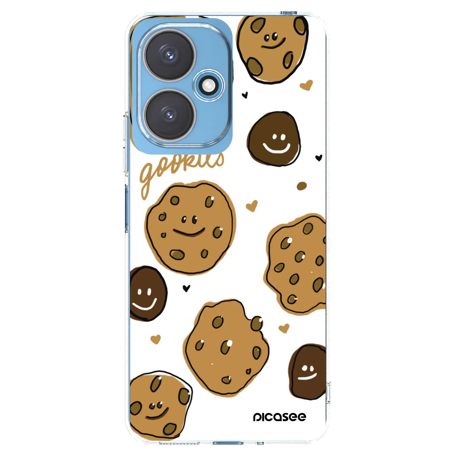 Picasee Xiaomi Redmi 13C 5G Hülle - Transparentes Silikon - Gookies