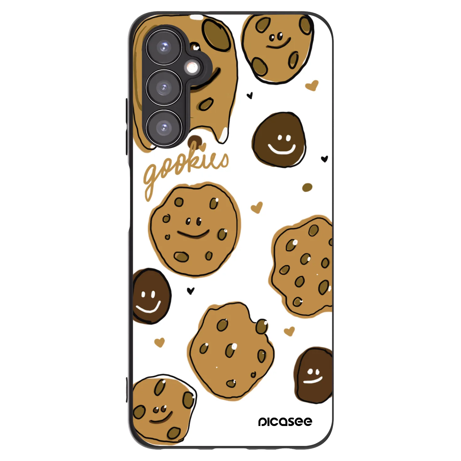 Picasee Samsung Galaxy A05s A057G Hülle - Schwarzes Silikon - Gookies