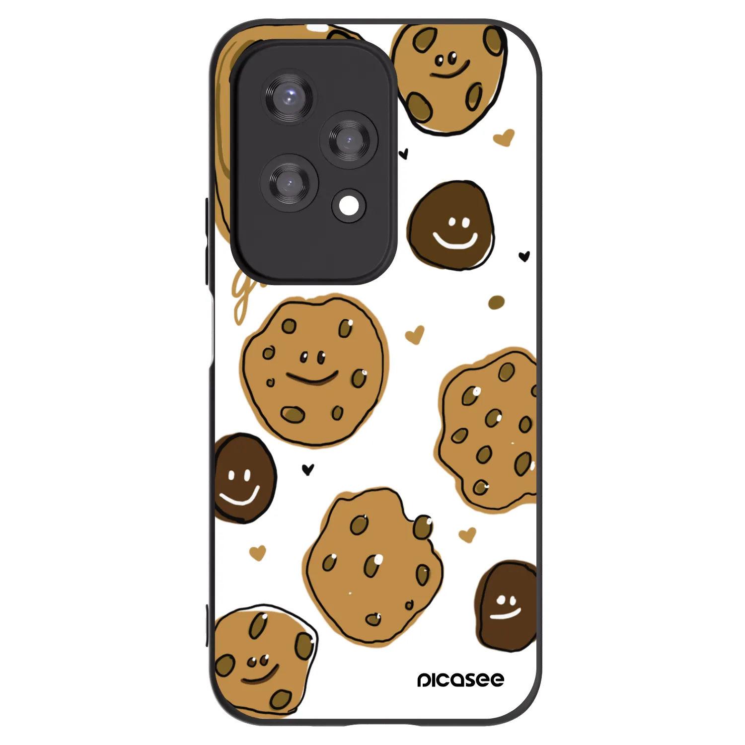 Picasee Honor 200 Lite Hülle - Schwarzes Silikon - Gookies