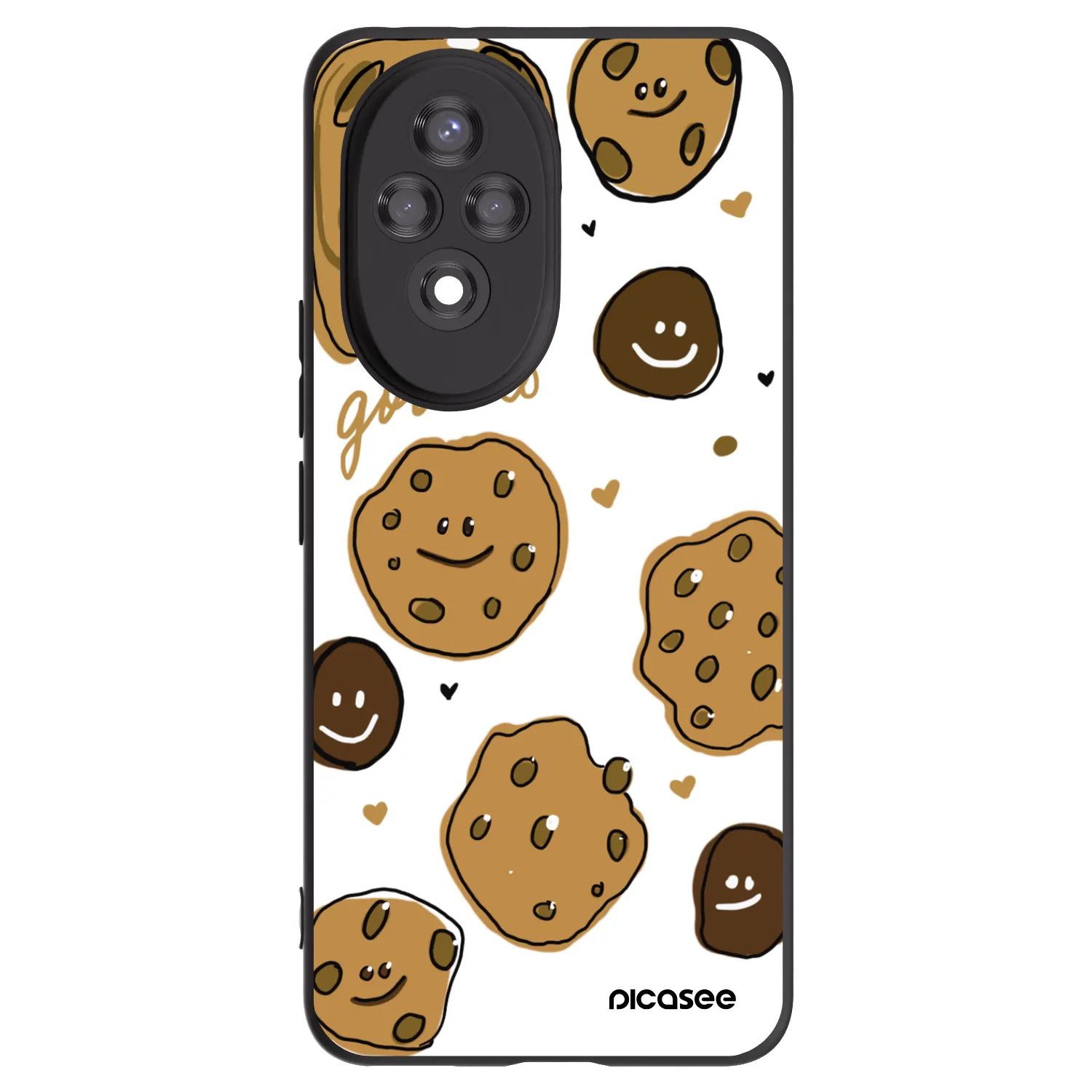 Picasee Honor 200 Pro 5G Hülle - Schwarzes Silikon - Gookies