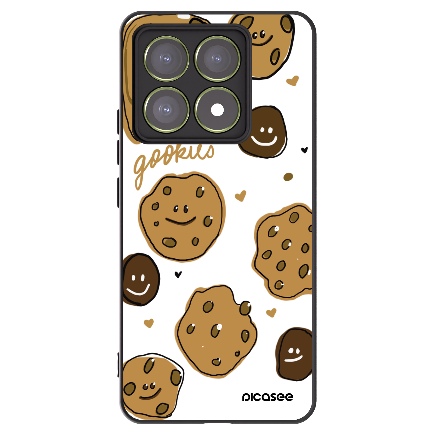 Picasee Xiaomi 14T Hülle - Schwarzes Silikon - Gookies