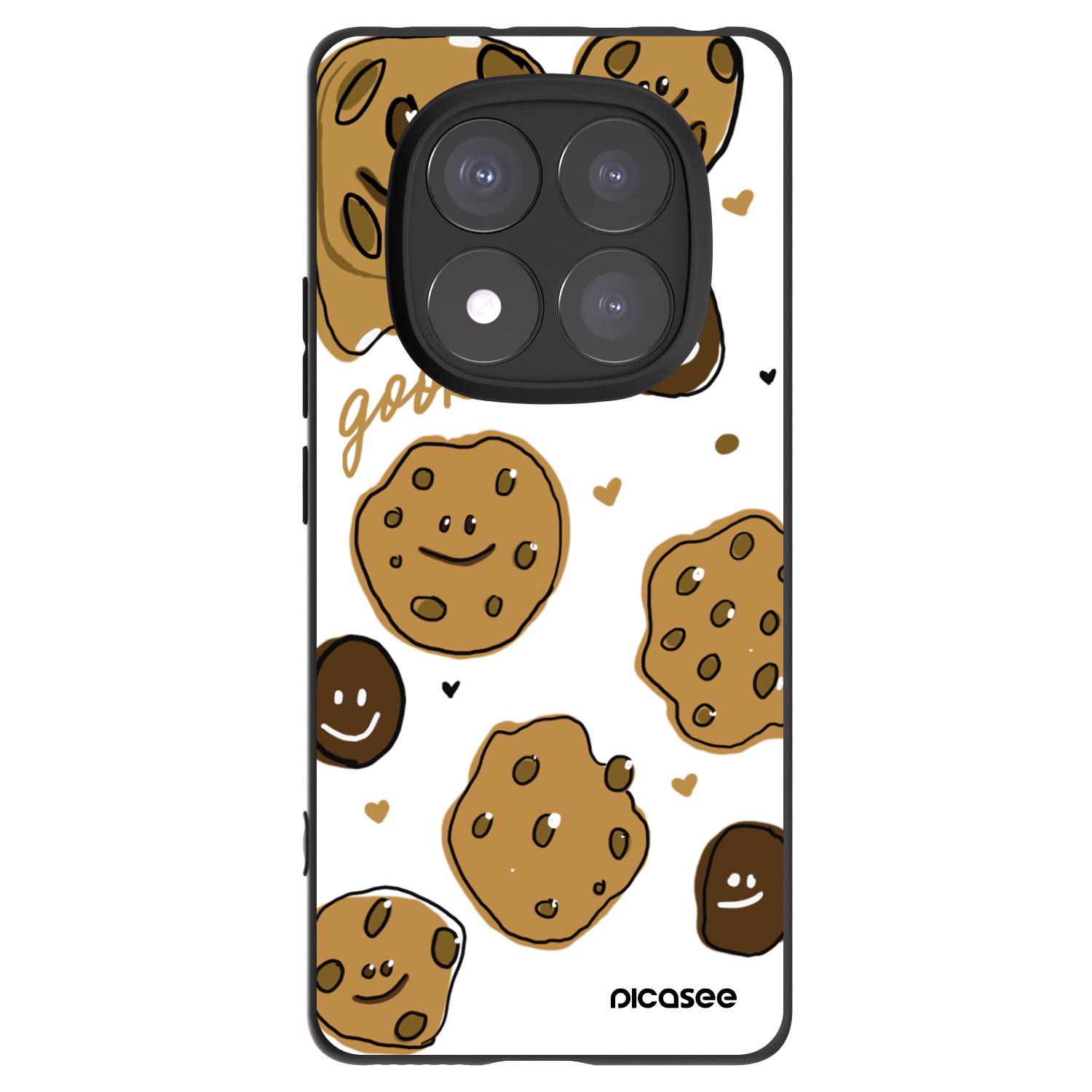 Picasee Xiaomi Redmi Note 14 Pro+ 5G Hülle - Schwarzes Silikon - Gookies