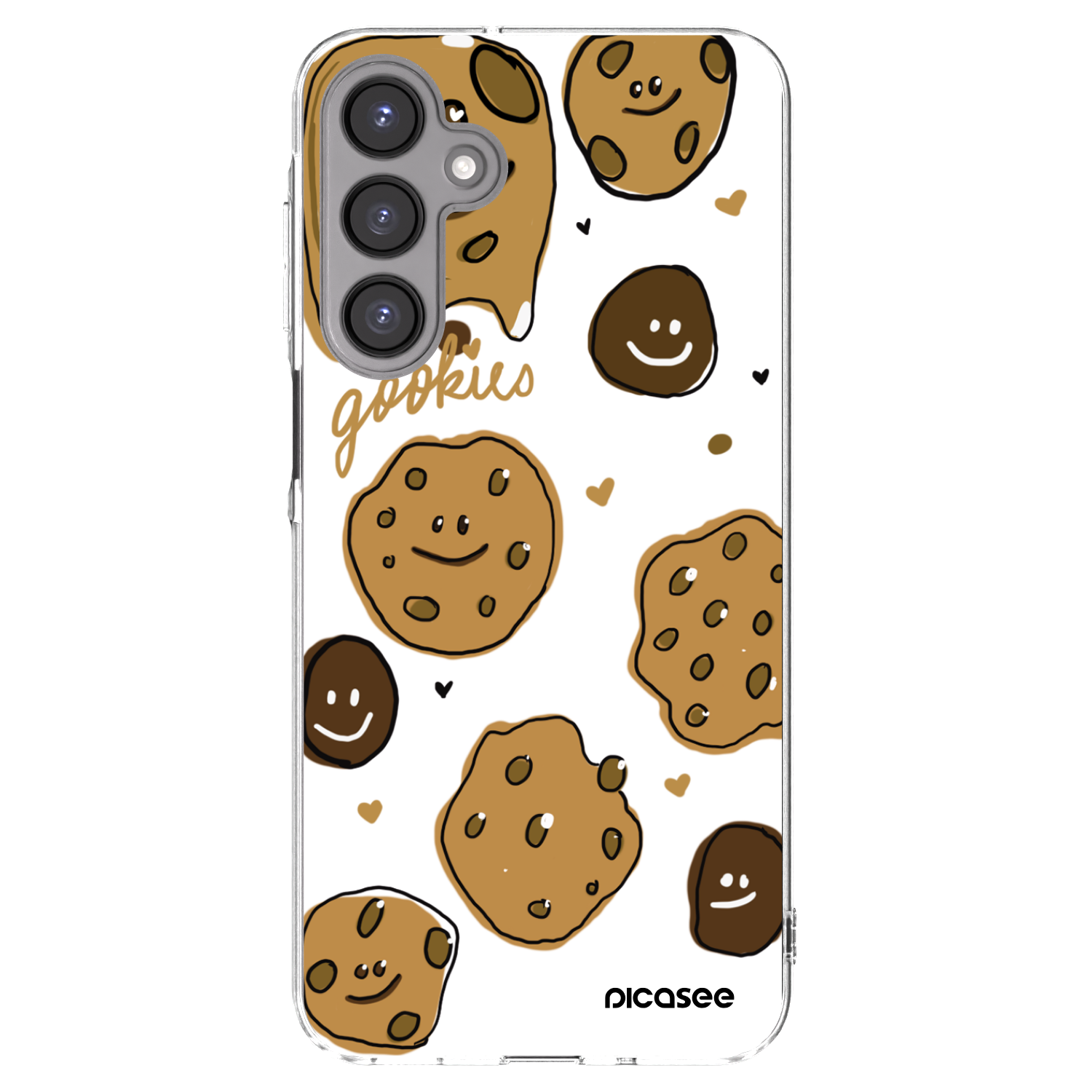 Picasee Samsung Galaxy A16 5G Hülle - Transparentes Silikon - Gookies
