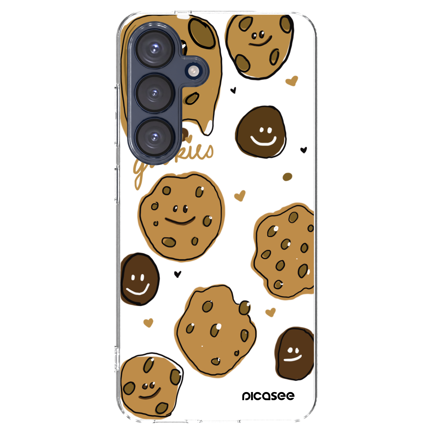 Picasee Samsung Galaxy S25 5G Hülle - Transparentes Silikon - Gookies