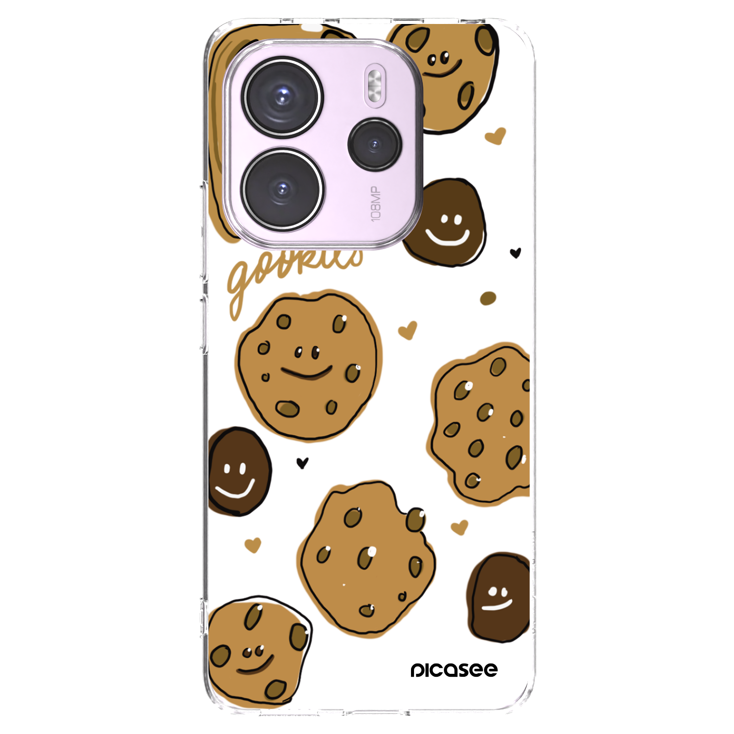 Picasee Xiaomi Redmi Note 14 4G Hülle - Transparentes Silikon - Gookies
