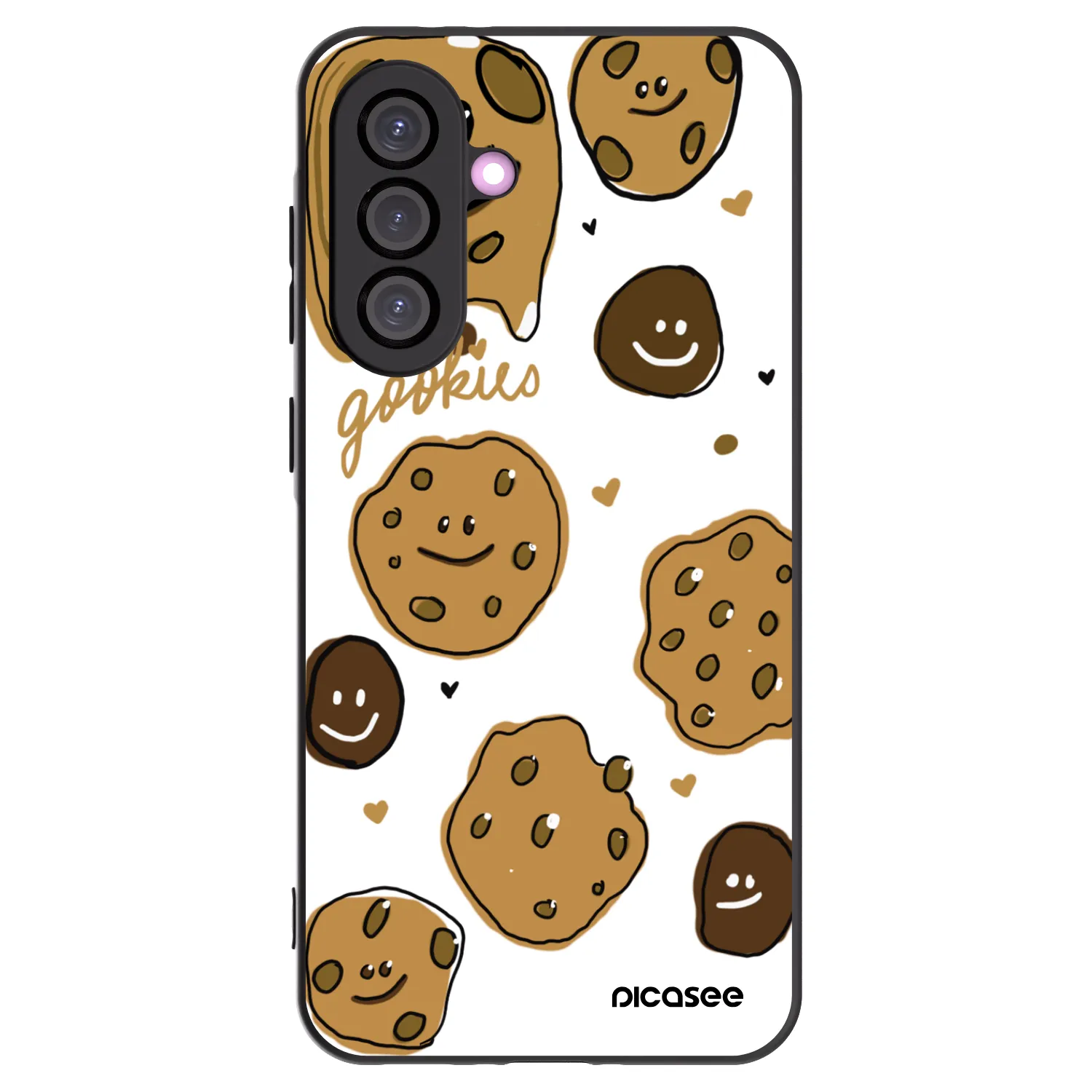 Picasee Samsung Galaxy A56 5G A566B Hülle - Schwarzes Silikon - Gookies