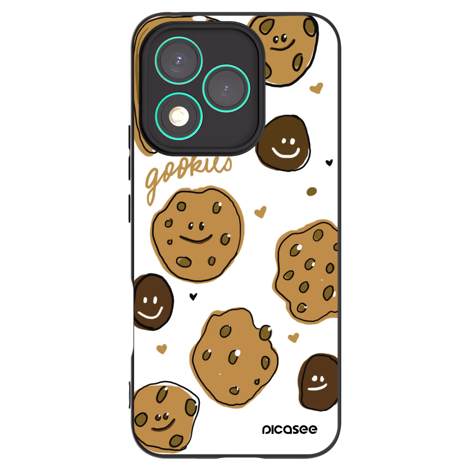 Picasee Honor 400 Lite 5G Hülle - Schwarzes Silikon - Gookies