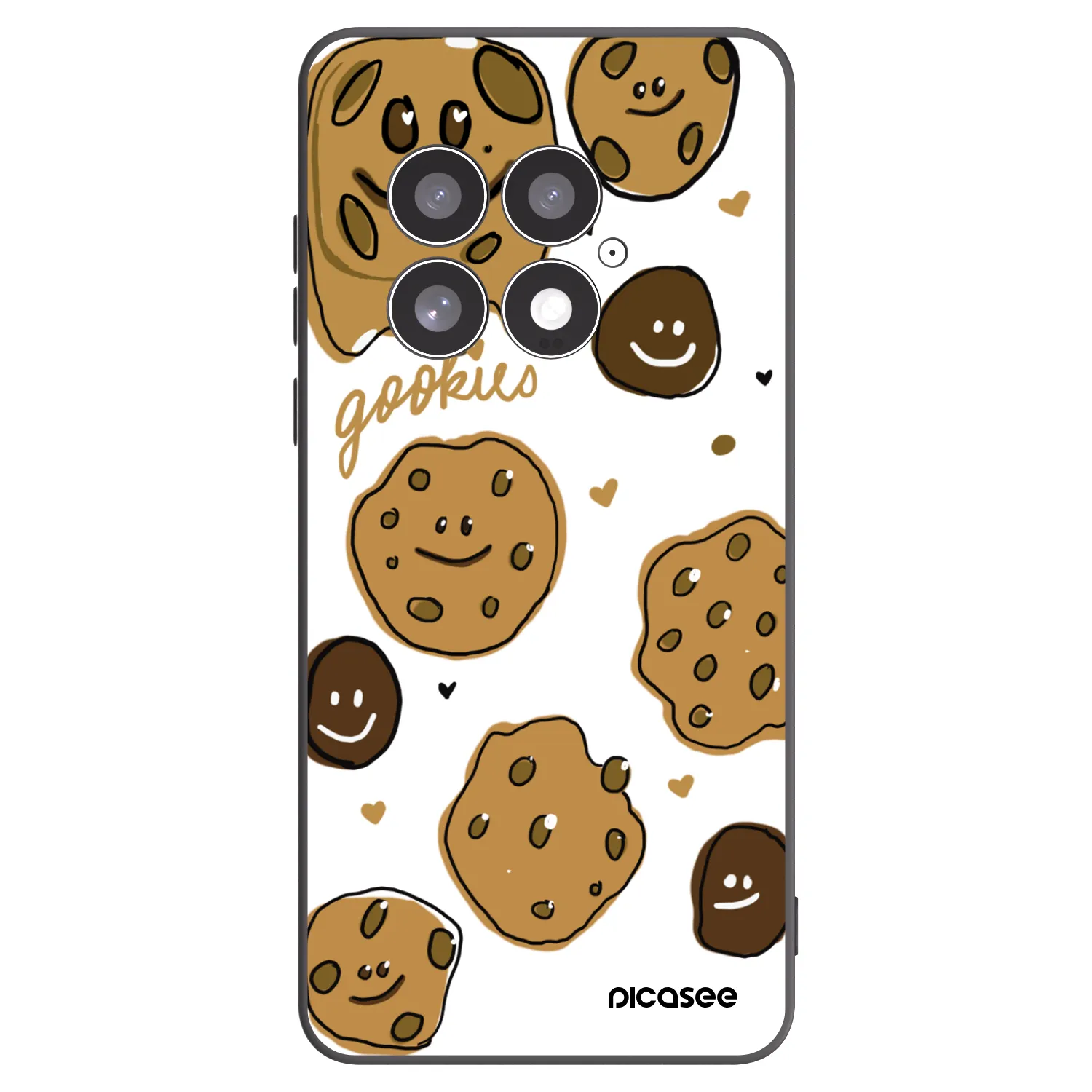 Picasee OnePlus 13 5G Hülle - Schwarzes Silikon - Gookies