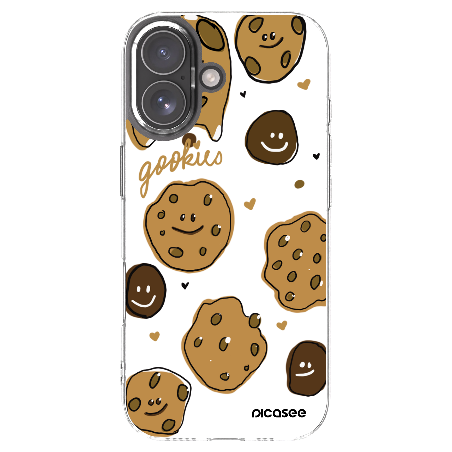 Picasee Apple iPhone 17 Hülle - Transparentes Silikon - Gookies