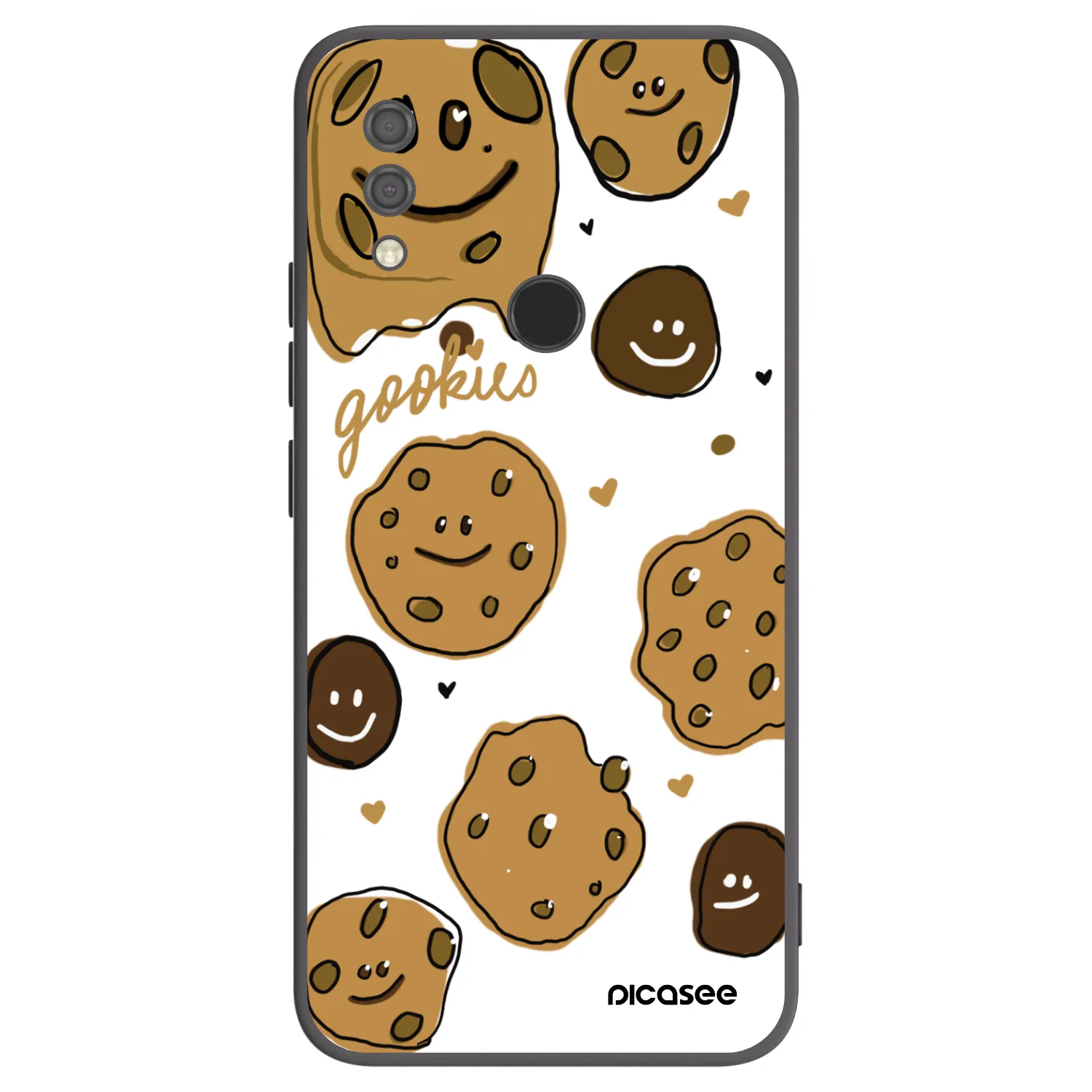 Picasee Xiaomi Redmi 7 Hülle - Schwarzes Silikon - Gookies