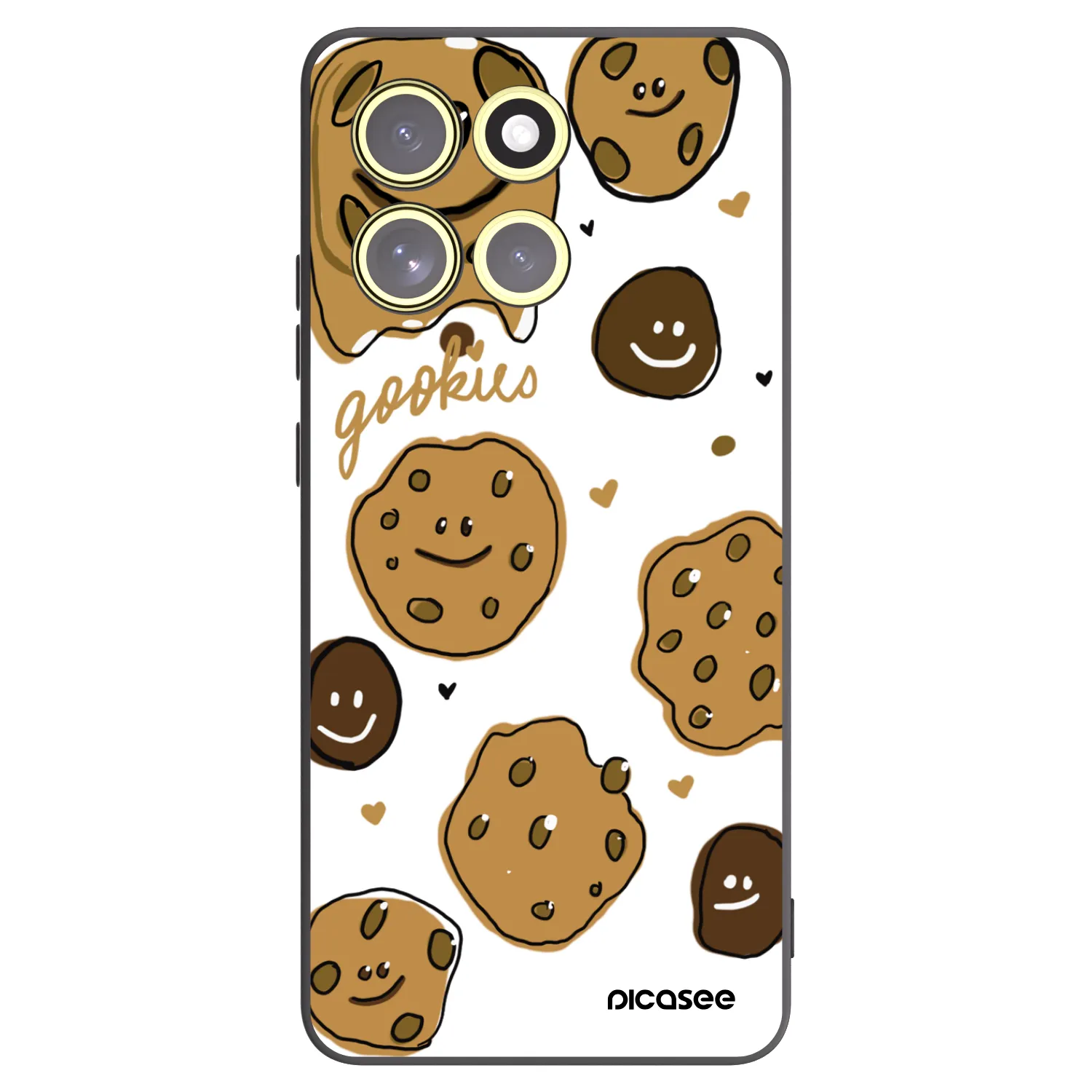 Picasee Motorola Moto G86 5G Hülle - Schwarzes Silikon - Gookies