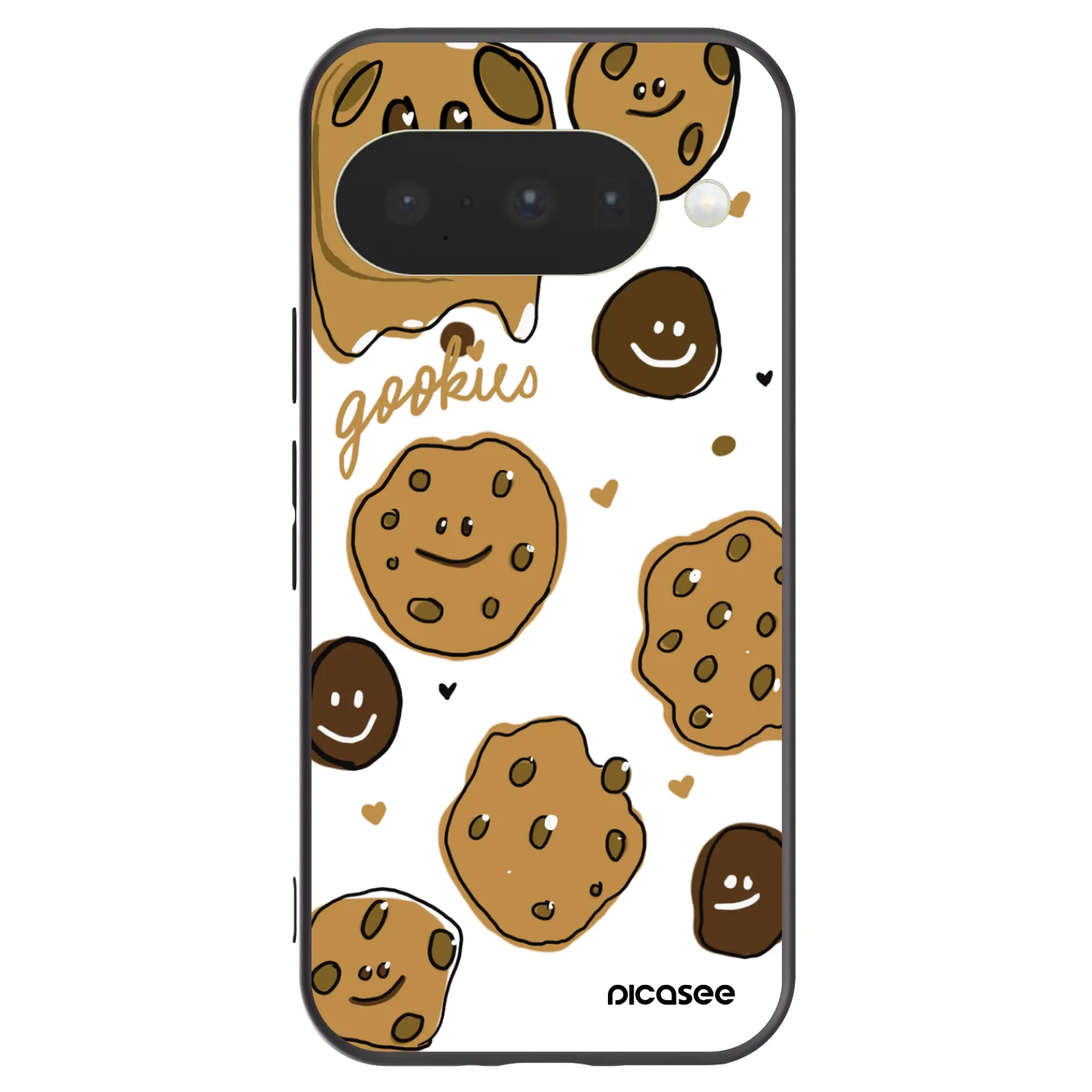 Picasee Google Pixel 10 Hülle - Schwarzes Silikon - Gookies