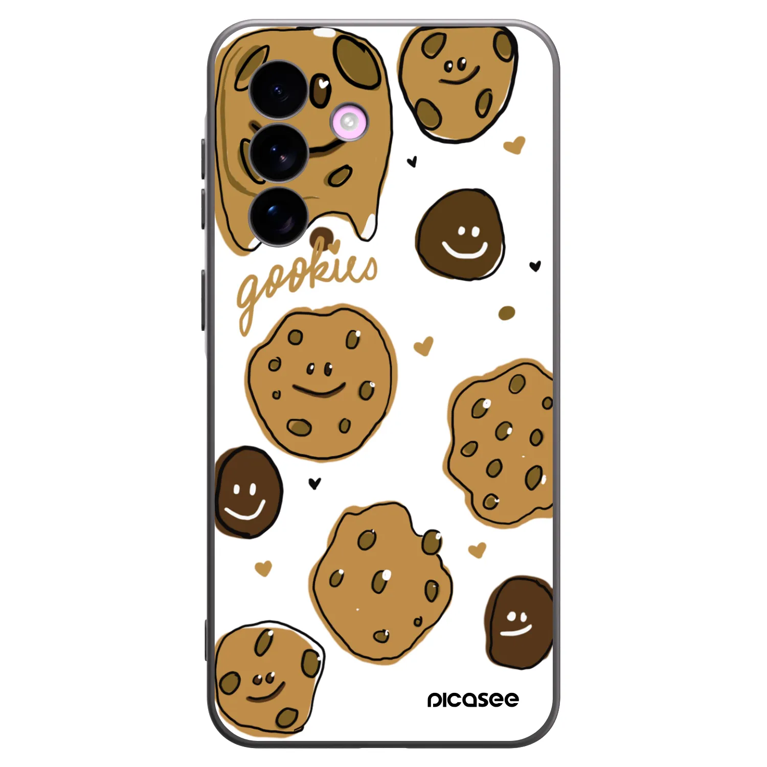 Picasee Samsung Galaxy A57 5G Hülle - Schwarzes Silikon - Gookies