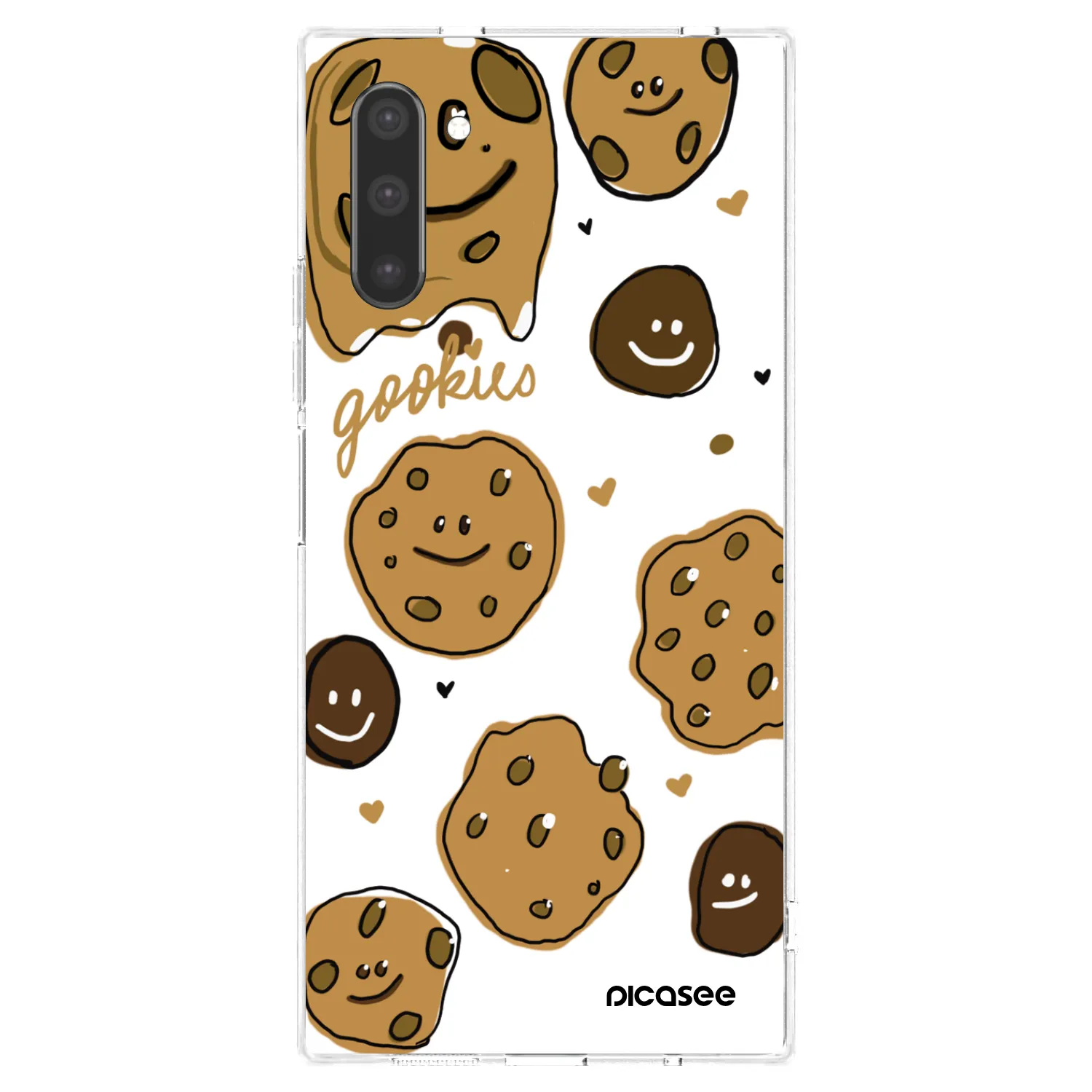 Picasee Samsung Galaxy Note 10 N970F Hülle - Transparentes Silikon - Gookies
