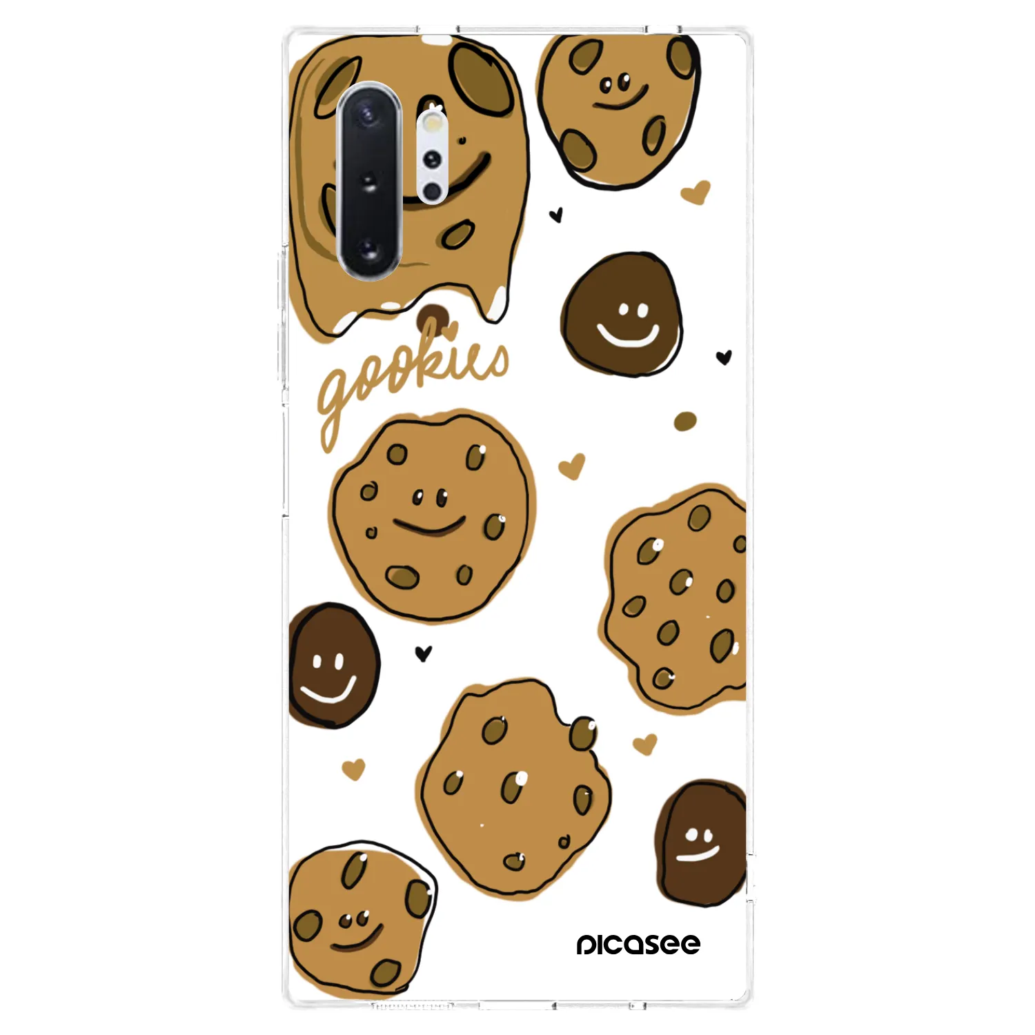 Picasee Samsung Galaxy Note 10+ N975F Hülle - Transparentes Silikon - Gookies