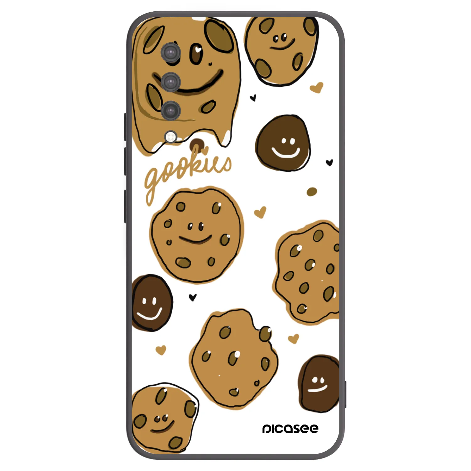 Picasee Xiaomi Mi 9 Lite Hülle - Schwarzes Silikon - Gookies