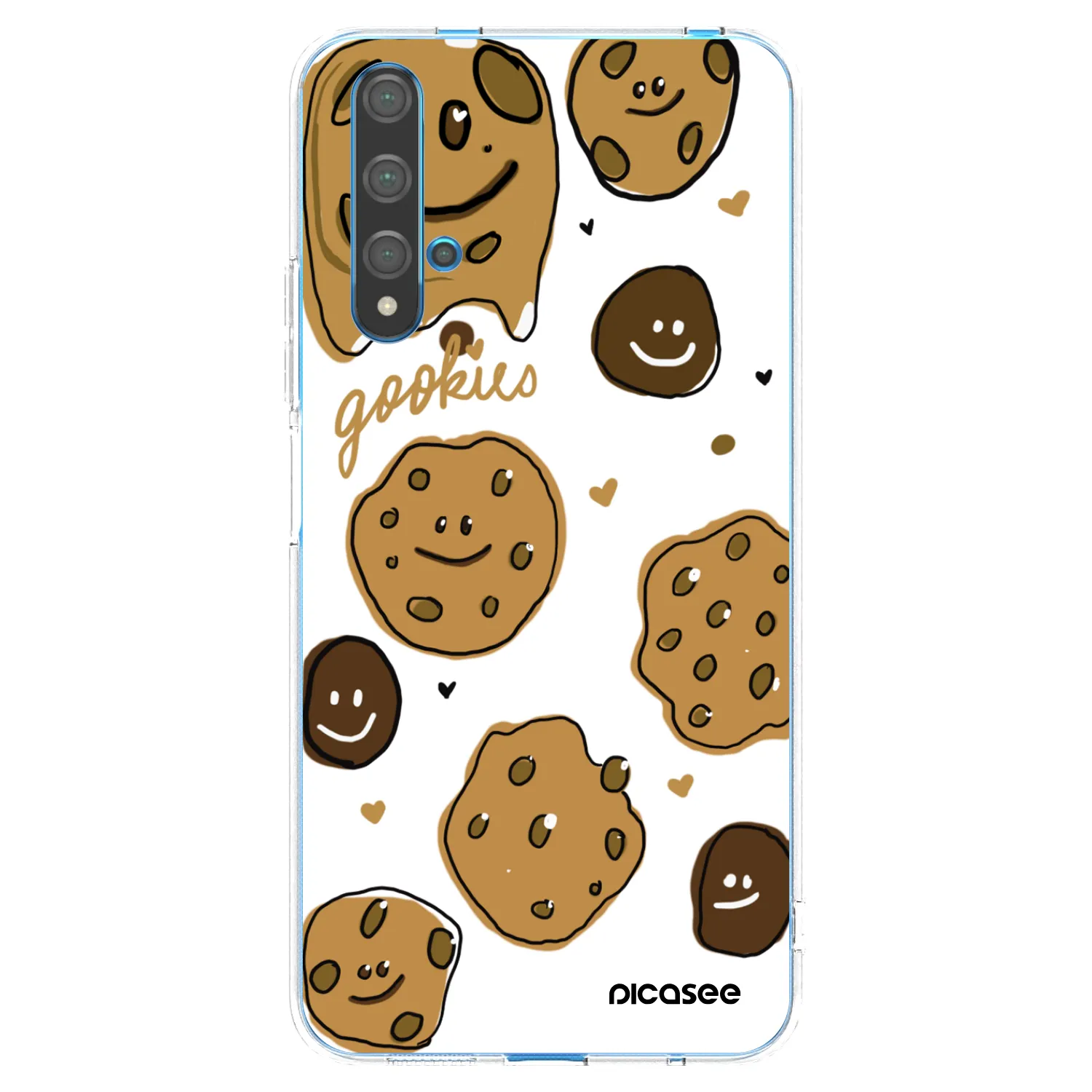 Picasee Huawei Nova 5T Hülle - Transparentes Silikon - Gookies