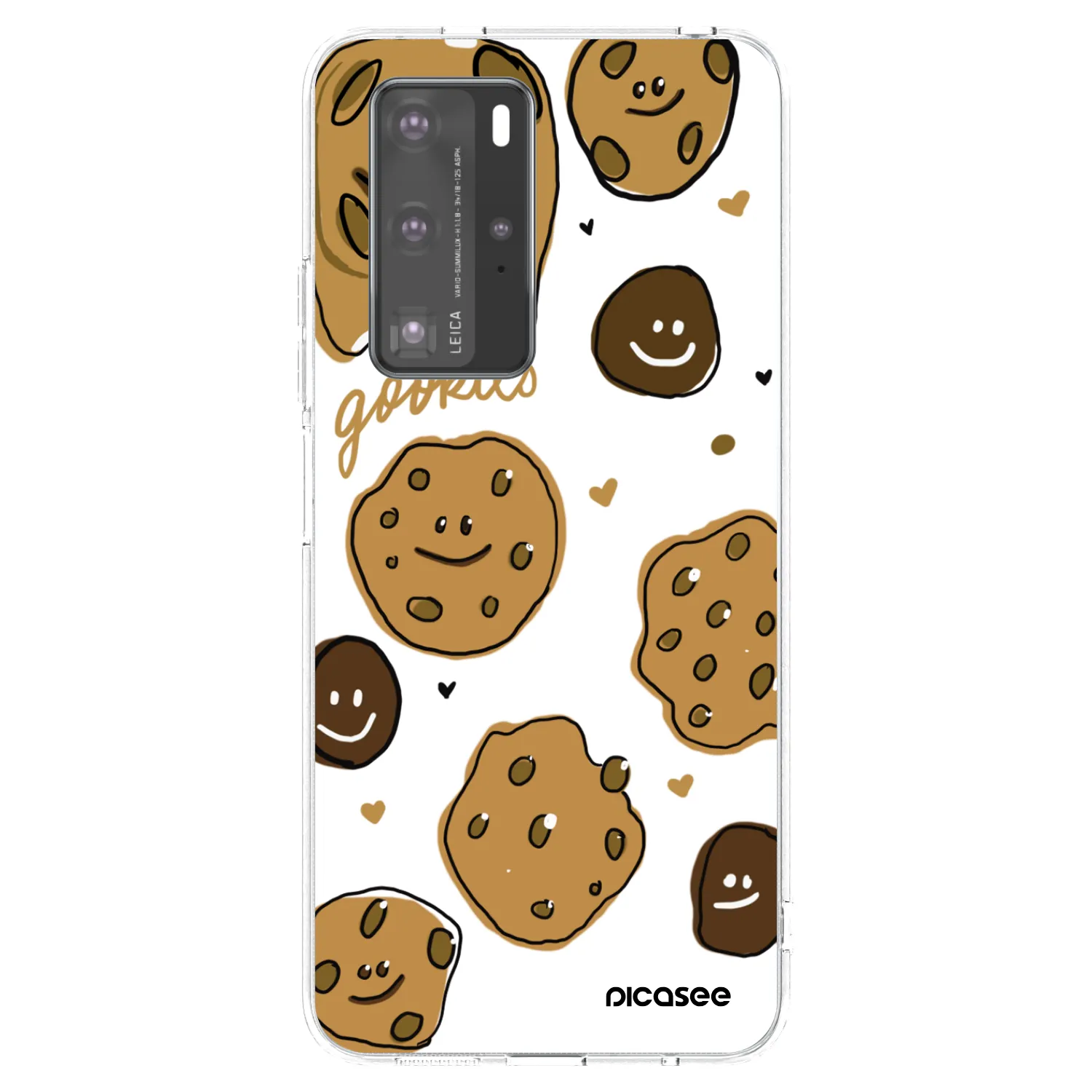 Picasee Huawei P40 Pro Hülle - Transparentes Silikon - Gookies