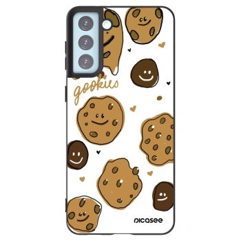 Picasee Samsung Galaxy S21+ 5G G996F Hülle - Schwarzes Silikon - Gookies