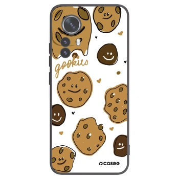 Picasee Xiaomi 12 Pro Hülle - Schwarzes Silikon - Gookies