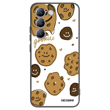 Picasee Vivo V40 SE 5G Hülle - Schwarzes Silikon - Gookies