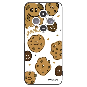 Picasee Xiaomi Redmi 14C Hülle - Schwarzes Silikon - Gookies