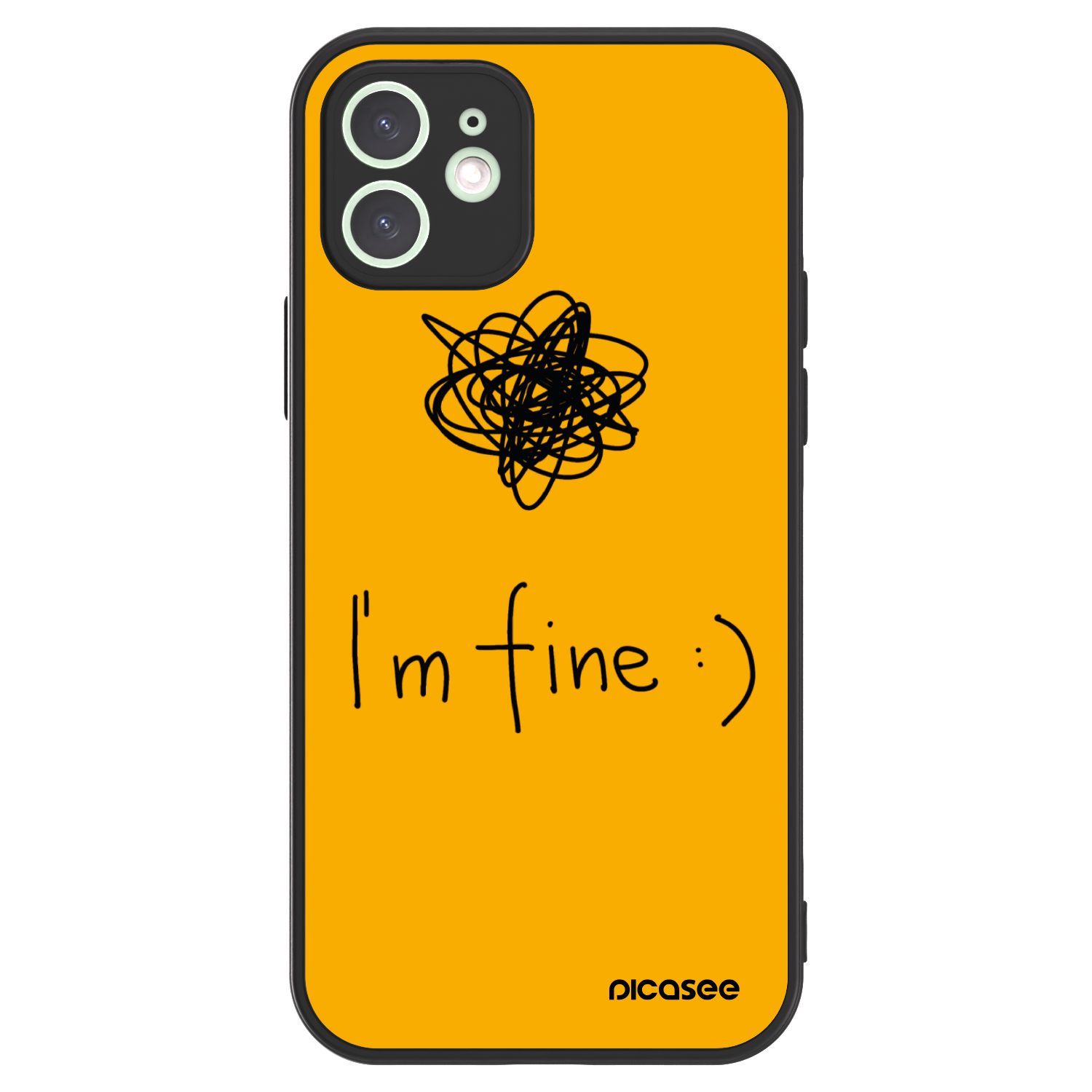 Picasee ULTIMATE CASE MagSafe für Apple iPhone 12 - I am fine