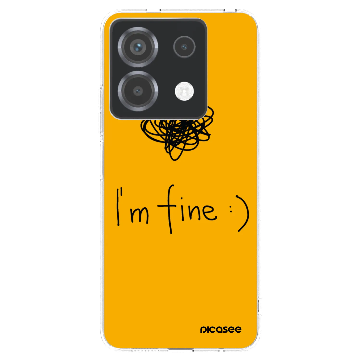 Picasee Xiaomi Poco X6 Hülle - Transparentes Silikon - I am fine