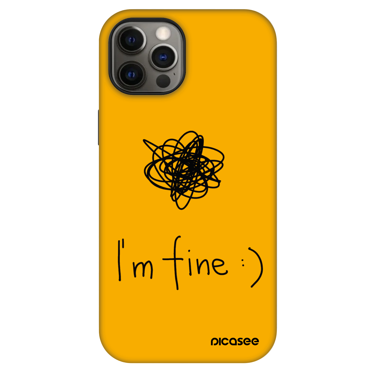 Picasee Fashion Case MagSafe für Apple iPhone 12 - I am fine