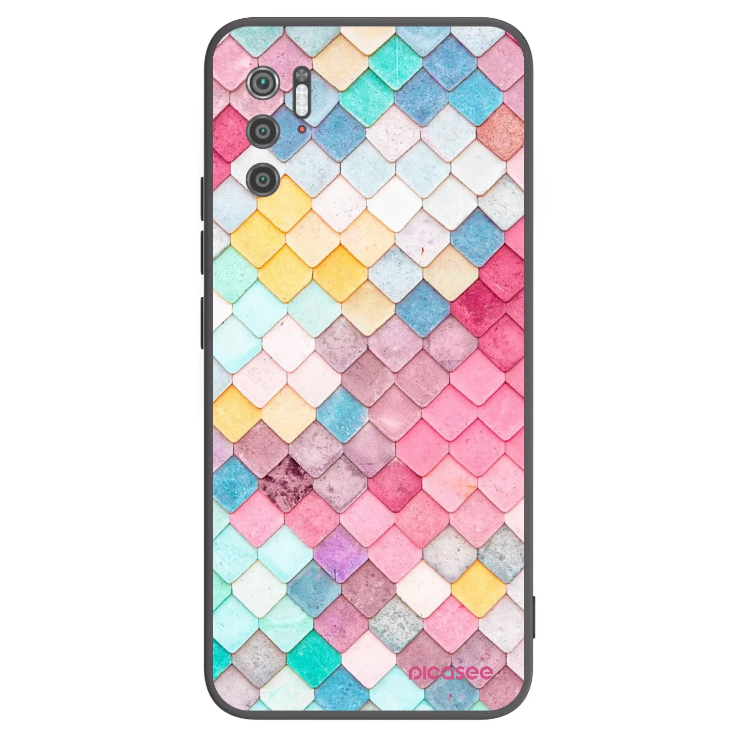 Picasee Xiaomi Poco M3 Pro 5G Hülle - Schwarzes Silikon - Farbiges Dach