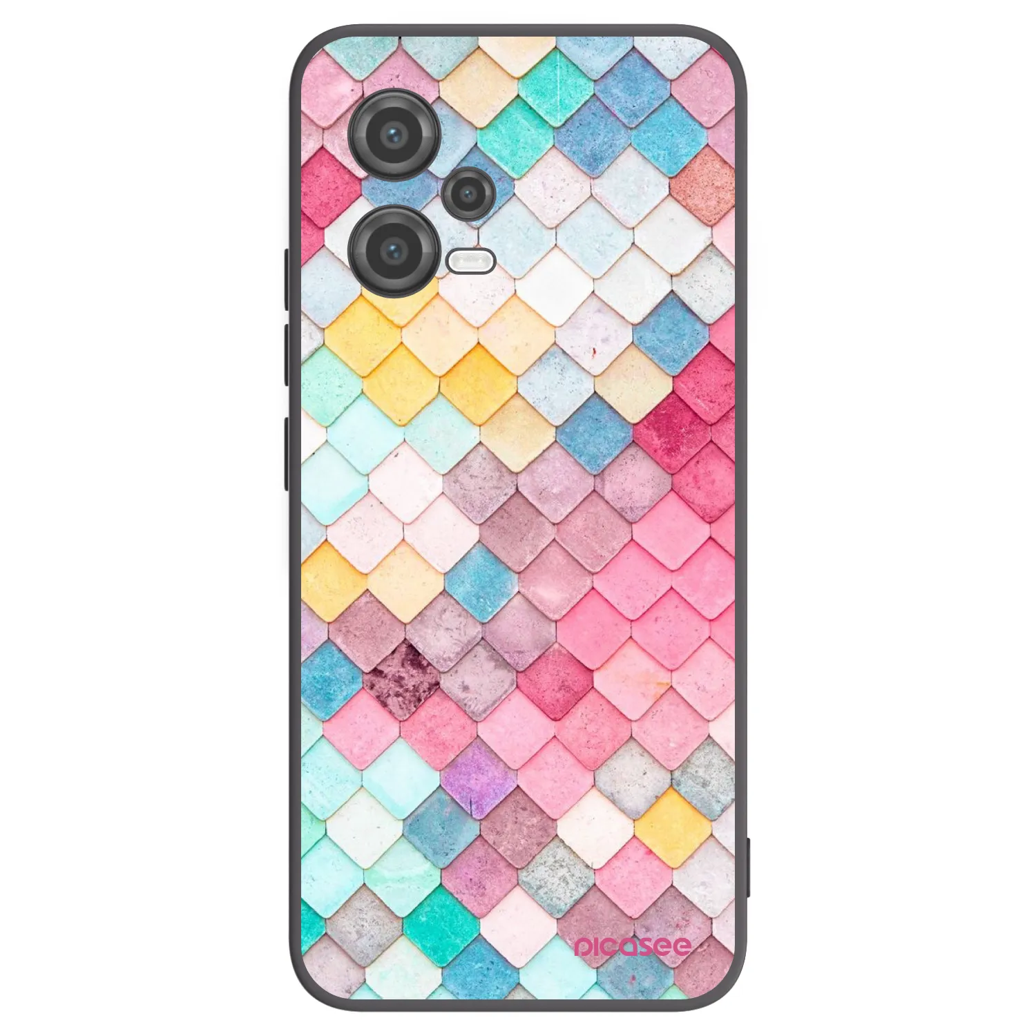 Picasee Xiaomi Poco X5 Hülle - Schwarzes Silikon - Farbiges Dach