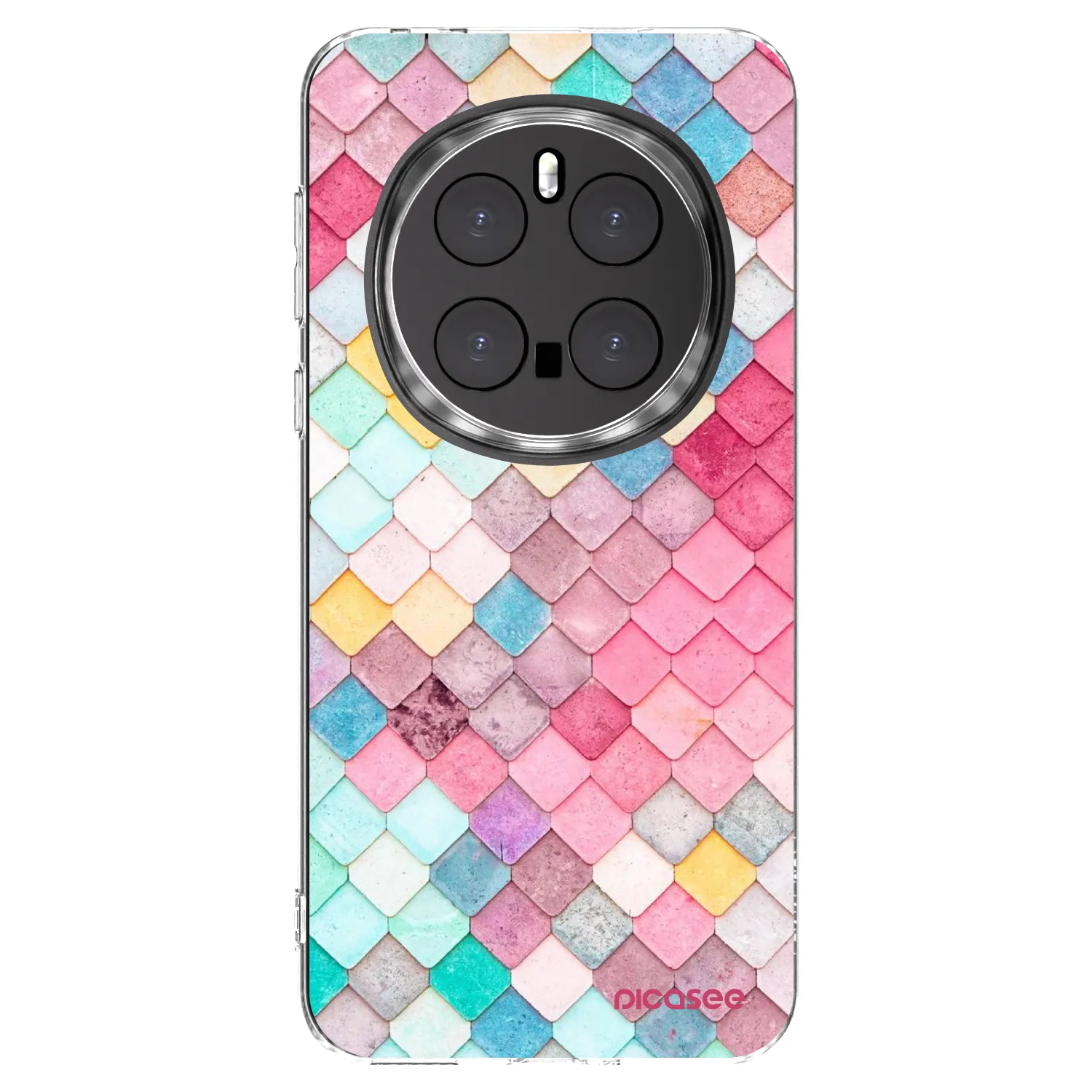 Picasee Honor Magic7 Pro 5G Hülle - Transparentes Silikon - Farbiges Dach