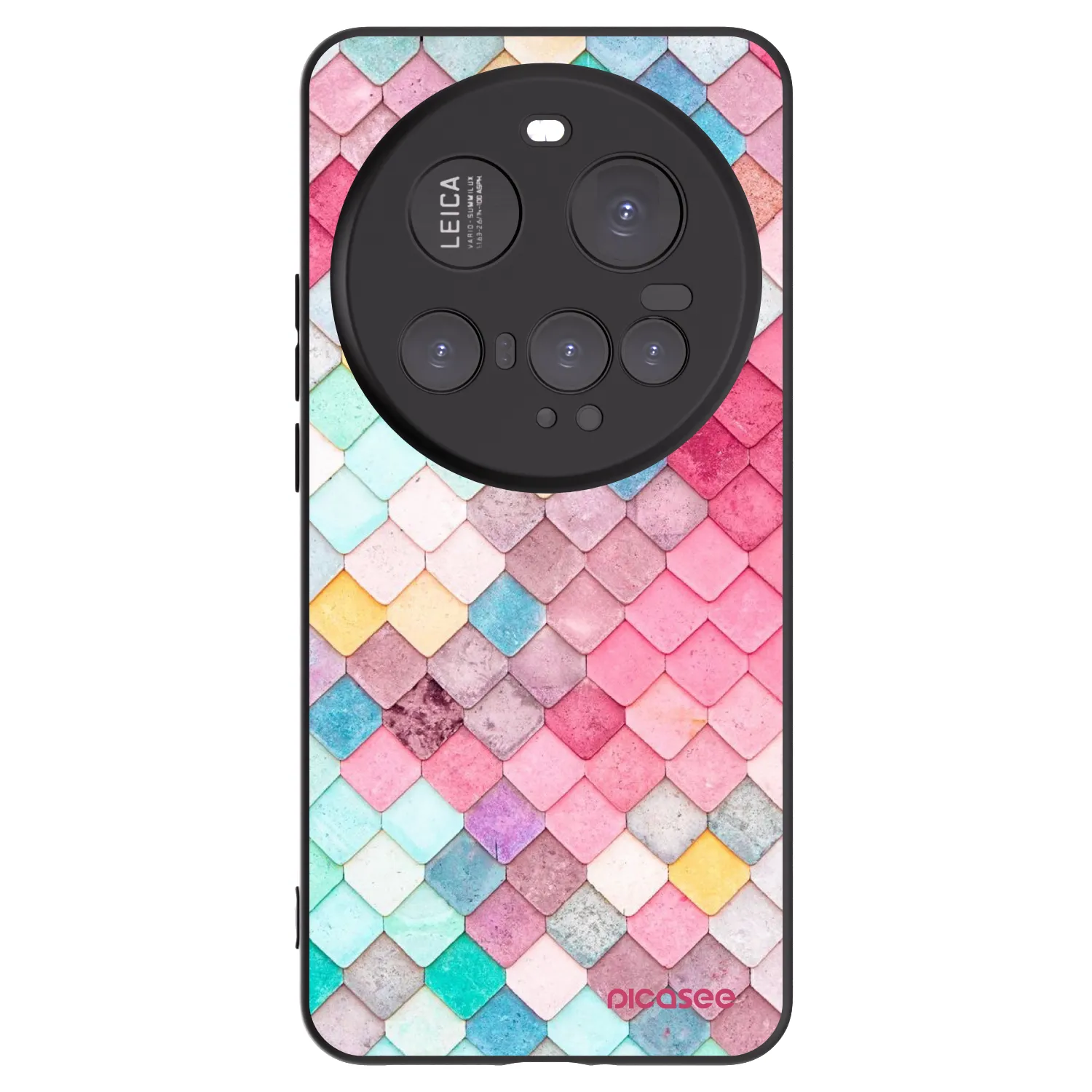 Picasee Xiaomi 15 Ultra Hülle - Schwarzes Silikon - Farbiges Dach