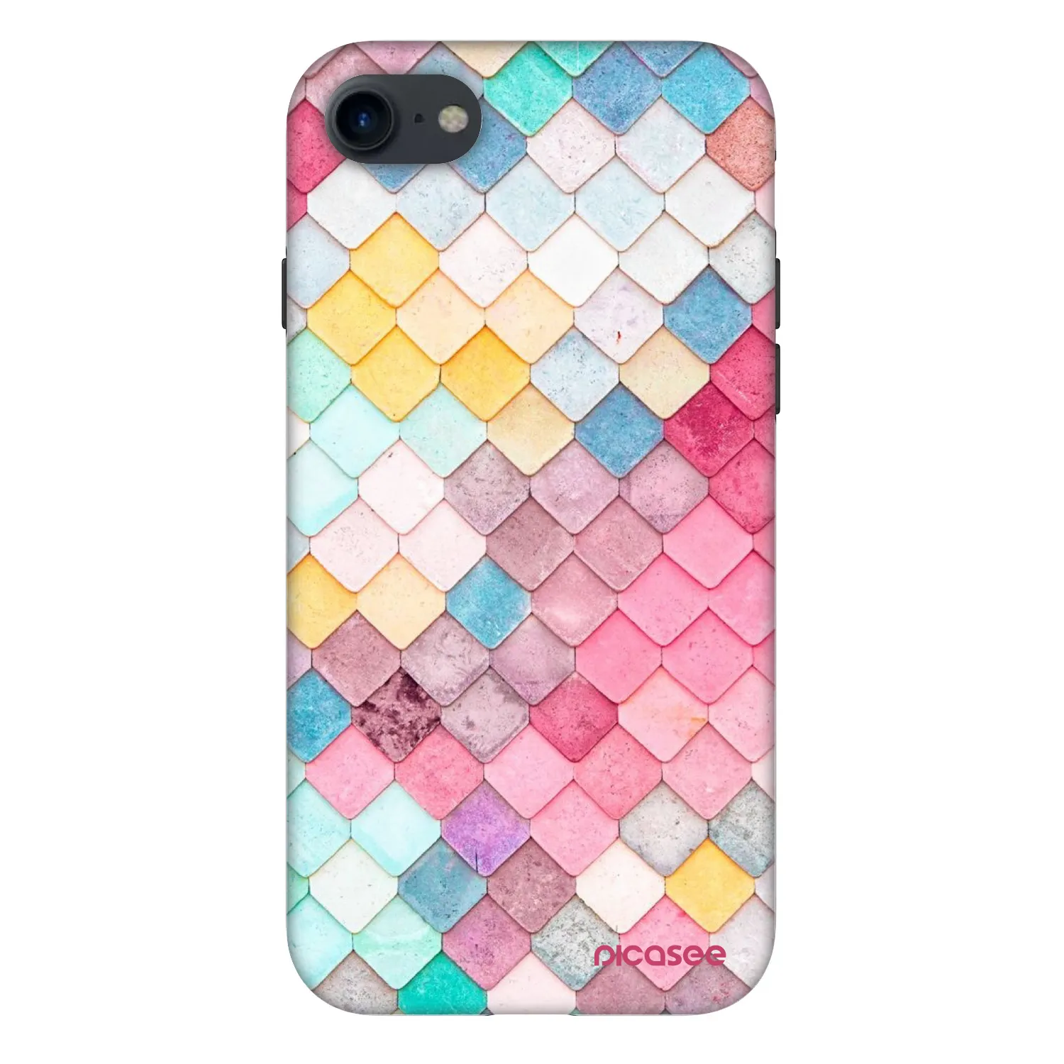 Picasee Fashion Case für Apple iPhone SE 2020 - Farbiges Dach