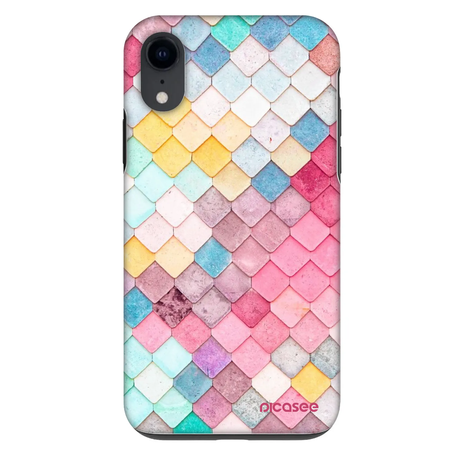 Picasee Fashion Case für Apple iPhone XR - Farbiges Dach