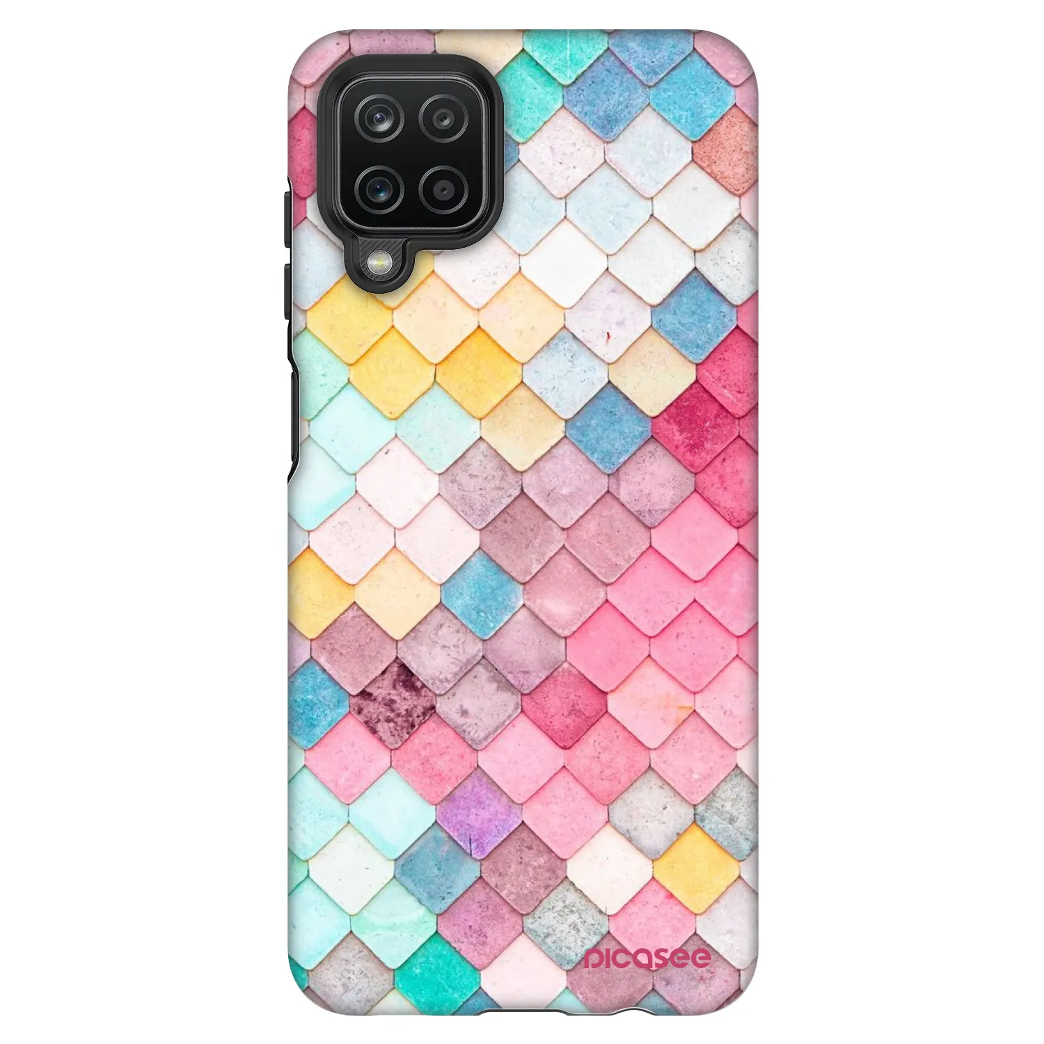 Picasee Fashion Case für Samsung Galaxy A12 A125F - Farbiges Dach