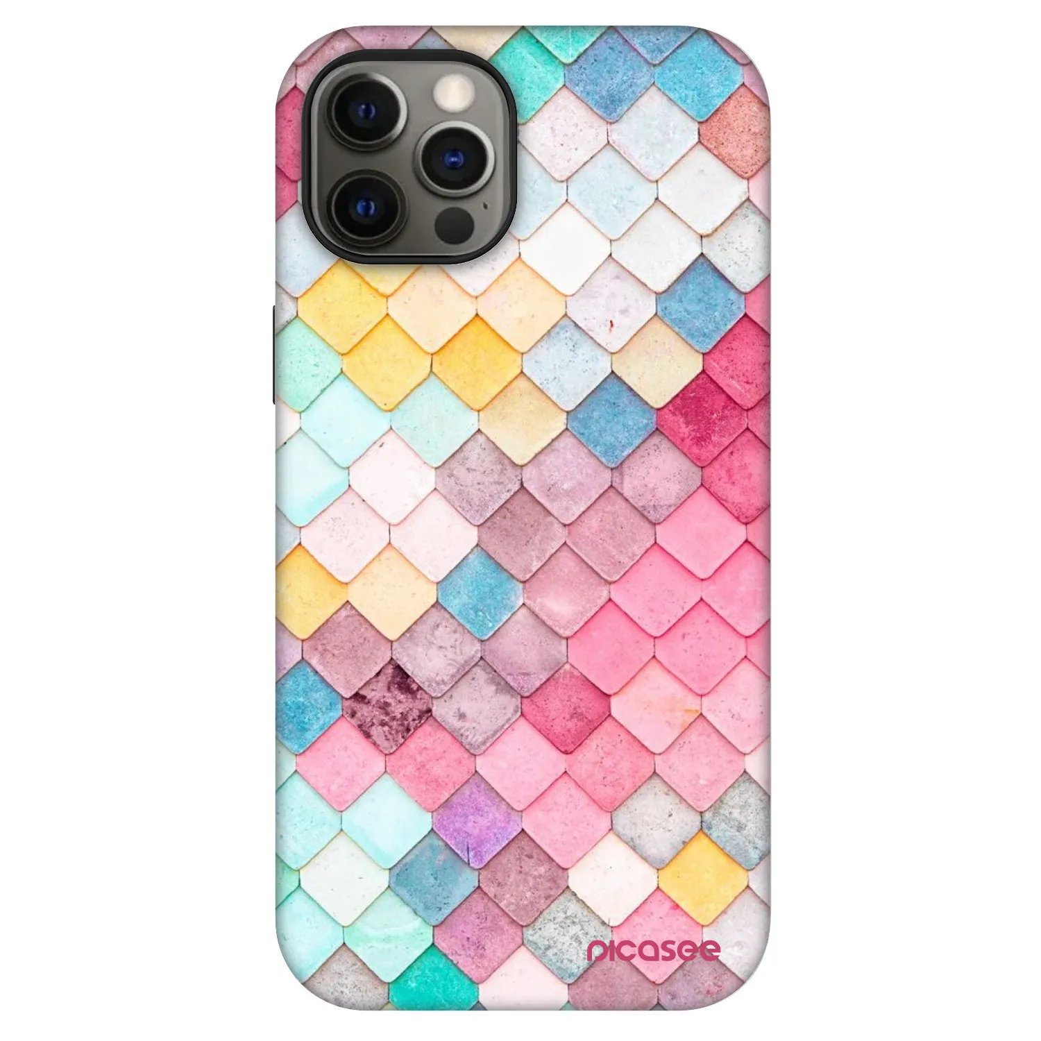 Picasee Fashion Case MagSafe für Apple iPhone 12 - Farbiges Dach